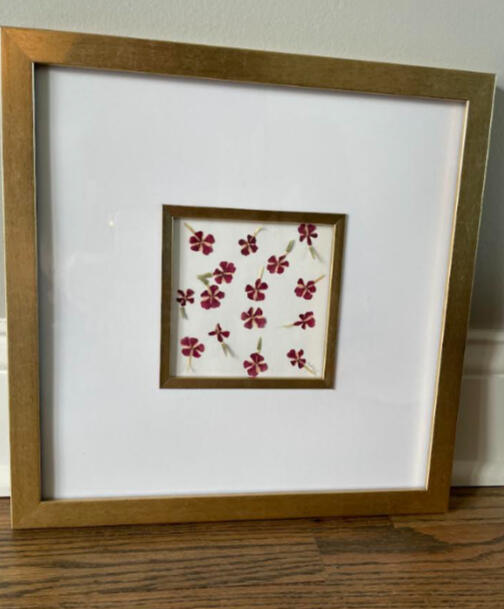 frame #005 13"x13" $50