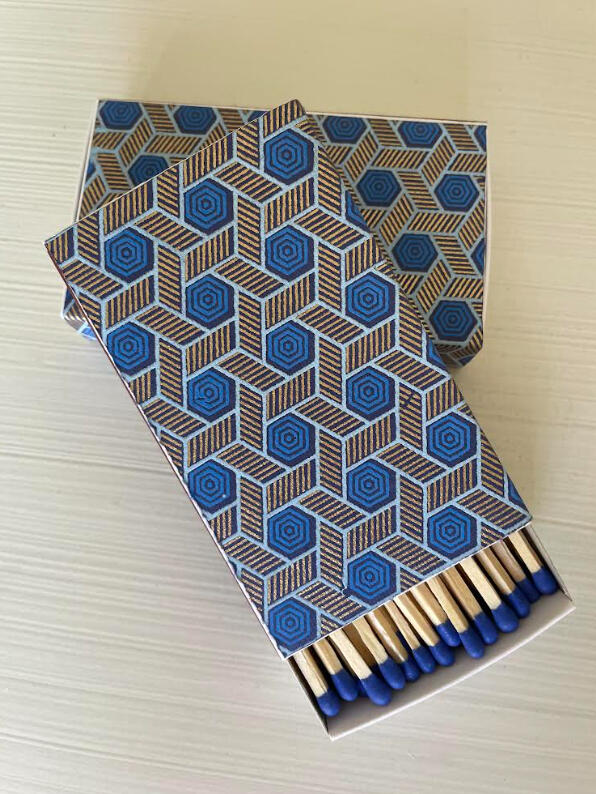blue pattern galore